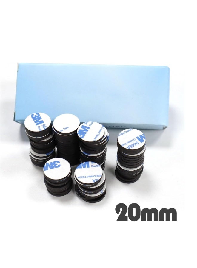 يُسلِّم 120 قطعة مغناطيس لاصق، مغناطيس دائري مرن مع دعامة لاصقة للحرف اليدوية، مغناطيسات لاصقة صغيرة، نقاط مغناطيسية مع دعامة لاصقة بديلة للشريط المغناطيسي. - Image 2